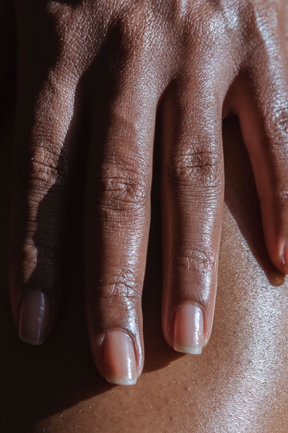 Natural gel manicure