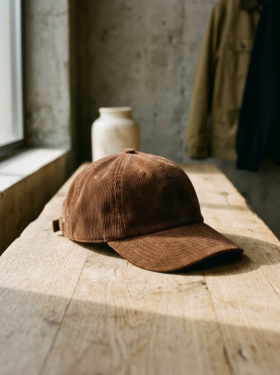 Corduroy 6-Panel Cap